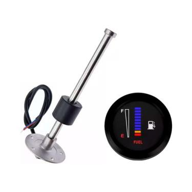 Imagem de Odômetro em LED Medidor de CombustíveL com Boia 300mm - Barco Novo
