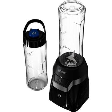 Imagem de Blender Power Oster 2 Jarras To Go OBLD700 700W, Preto, 110V