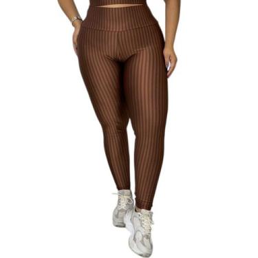 Imagem de Calça Legging Cintura Alta Plus Size de Academia Fitness 46 48 50 52 5