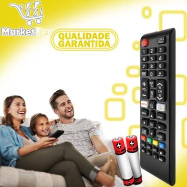 Imagem de Controle Remoto Compatível Com SAMSUNG SMART TV Serie 7 4K UHD DU7700 