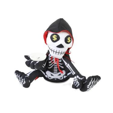 Imagem de Cromus halloween esqueleto dec som/movimento cofre