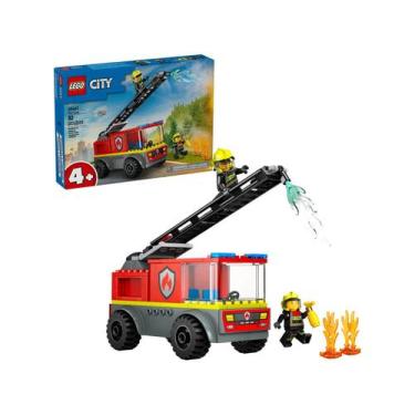 Imagem de LEGO Caminhão dos Bombeiros com Escada de Combate 