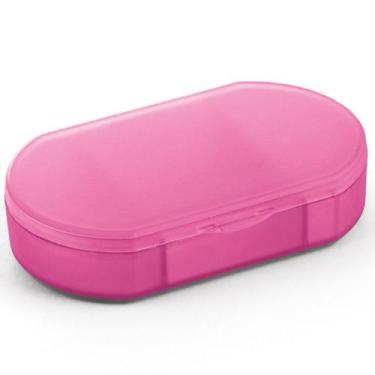 Imagem de Porta Comprimidos com 3 Divisórias TopGet, Rosa