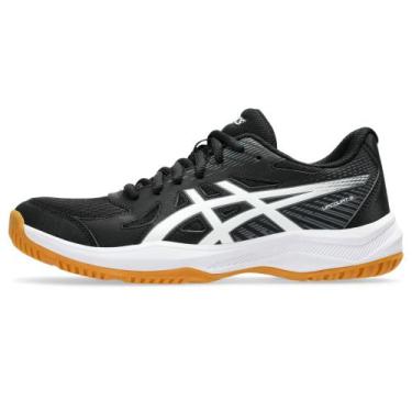 Imagem de Tênis ASICS Upcourt 6 - Feminino - Preto/Branco, 35