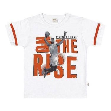 Imagem de Camiseta Infantil Menino Masculina Skate Basquete Sport 4a14 - Elian, 