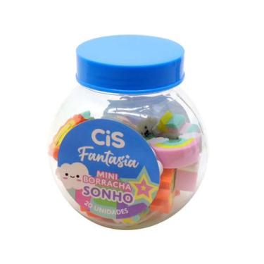 Imagem de Borracha Mini Escolar Coleção Fantasia Potinho Cis  Divertido  Dreams 