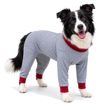 Imagem de Roupa Protetora Pet Para Cachorro Corpo e Membros Posteriores e Anteri