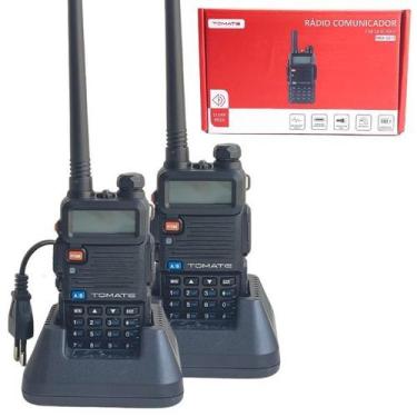 Imagem de Par Rádio Comunicador Tomate MRA001T Dual Band Longo Alcance