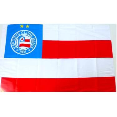 Imagem de Bandeira Torcedor Bahia 1 Face 130x90cm - Oficial Licenciada - BC ARTS