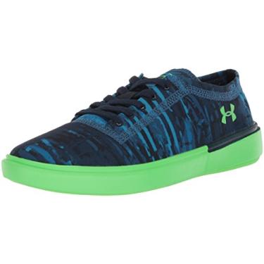 Imagem de Under Armour Tênis feminino Pre School KickIt2 VG, Azul marroquino (401)/Verde arena, 3