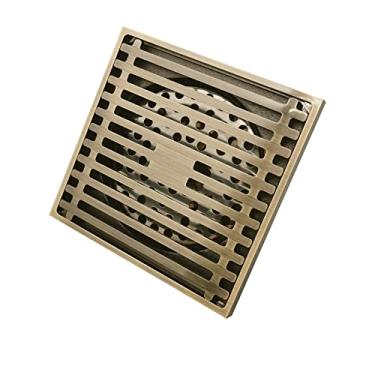 Imagem de Tampa de faixa de drenagem de água de piso preto fosco/ouro rosa/prata escovado/bronze antigo para banheiro cozinha jardim varanda,FD0001AB,86