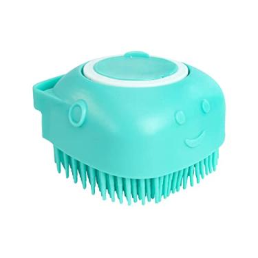 Imagem de Esponja Silicone para Banho com Dispenser para Sabonete Líquido 80ml (Verde)