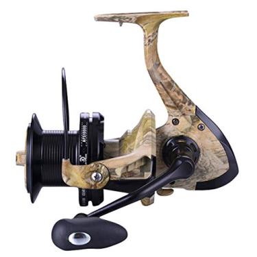 Imagem de HiXB Pesca de molinete giratório camuflado completo metal Cnc Rocker pode ser trocado à esquerda e à direita vários modelos são selecionados Relação de engrenagens: 4,9:1, AFS8000