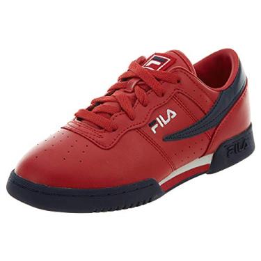 Imagem de Tênis infantil Fila Fitness Big, Red / Navy / White, 10.5 Big Kid
