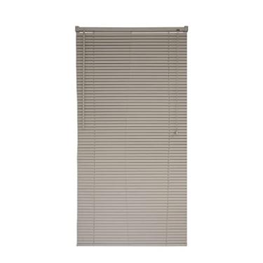 Imagem de Persiana Horizontal PVC Cafe 160 (L) x 160 (A) Cortina Completa C/Kit de instalação 1,60 x 1,60