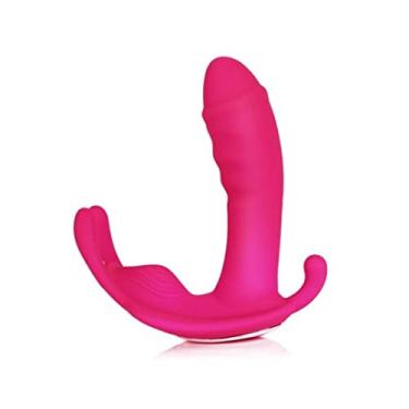 Imagem de Vibrador Feminino 10 Velocidades Sexuais Estimulador Duplo Clitóris & Ponto G Com Controle Remoto Zatla (Rosa)