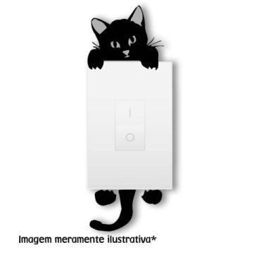 Imagem de Adesivo Interruptor Gato Mod05 - Lojinha Da Luc