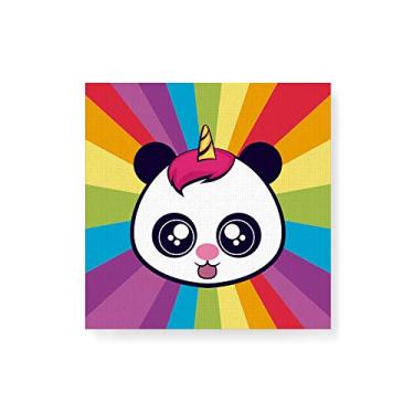 Imagem de Arte Maníacos Quadro Decorativo em Tela Canvas Pandacórnio - 50x50cm