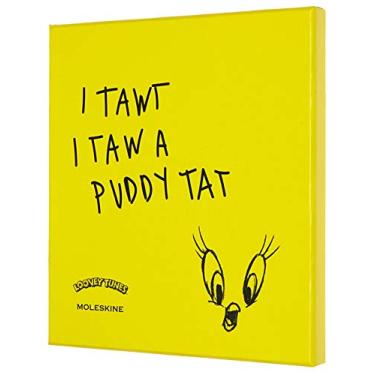 Imagem de Caixa do Colecionador Moleskine, Edição Limitada Looney Tunes, Caderno de Esboços (Sketchbook) Grande (13 x 21 cm) com capa em tecido + Conjunto de Lápis Grafite (5 Lápis para Desenho)