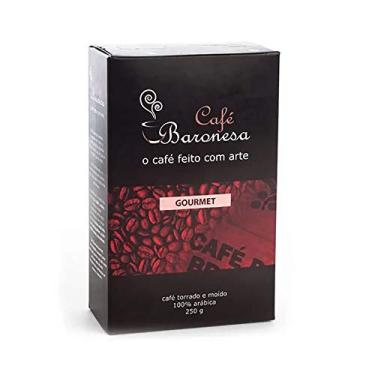 Imagem de Café Baronesa moído 250 g Café Baronesa Gourmet Torrado e Moído 250g - Moagem para Cafeteira Italiana