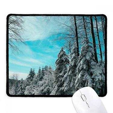Imagem de Mousepad Pine Clouds Blue Sky Tapete de borracha para jogos