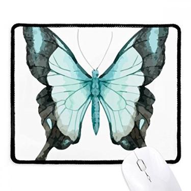Imagem de Mousepad Butterfly with Blue Wings Tapete de borracha para jogos