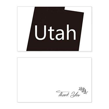 Imagem de Utah mapa dos Estados Unidos da América cartão de agradecimento aniversário aniversário saudação casamento agradecimento