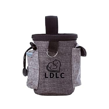 Imagem de Sacos de petisco para adestramento de cães, bolsa para lanche para animais de estimação, bolsa para filhotes da Cinturtomoo, 3 formas destacáveis de usar com facilidade, carrega brinquedos para animais de estimação, bolsa para cocô integrada