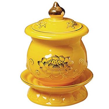 Imagem de PAYNAN Copo de Água Buda 11,5 cm Copo de Água Sagrada Copo Tributo de Cerâmica Lotus Supply Cup