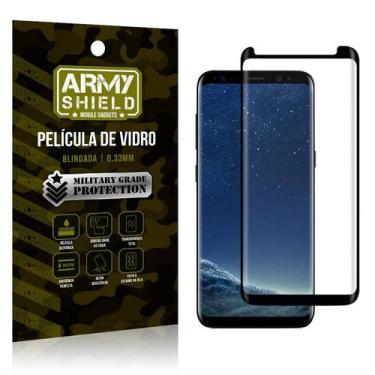 Imagem de Película De Vidro Cobre A Tela Toda Samsung Galaxy S8 Premium - Preto