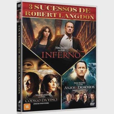 Imagem de Dvd Coleção - Inferno, Anjos & Demônios, O Código Da Vinci - (3 Discos