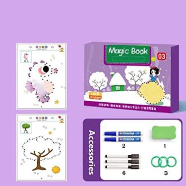 Imagem de Caderno de Traço e Desenho Infantil - Magicbook IBMKIDS (136 Peças)
