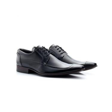 Imagem de Sapato Social Masculino Francawear Couro Preto 371