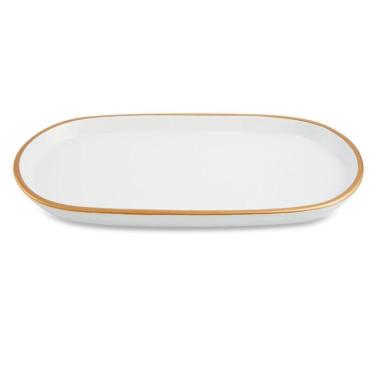 Imagem de Bandeja Decorativa Lavabo Banheiro Multiuso Em Cerâmica