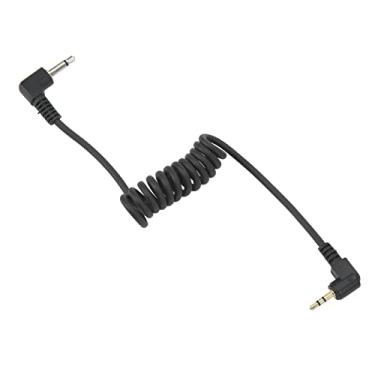 Imagem de Cabo de obturador de câmera 2,5 mm a 3,5 mm banhado a ouro junta de plástico elástico flash disparador obturador cabo de liberação para disparo remoto do obturador cabo do obturador da câmera