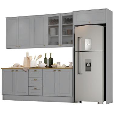 Imagem de Cozinha Completa Americana 5 Peças com Lateral - Móveis Henn