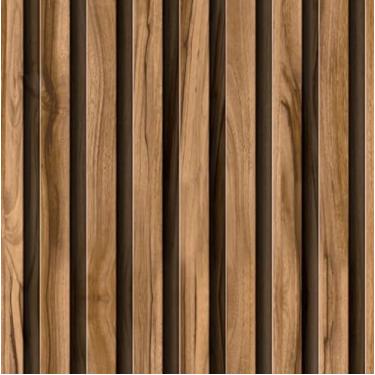 Imagem de Papel De Parede Adesivo Madeira Painel Ripado Marrom 5m