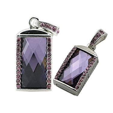 Imagem de Flash Drive USB de formato retangular de 8 GB, drives USB, cartão de memória, pen drive USB 2.0, pen drive, pen drive, armazenamento de data, flash, pendrive, pendrive, pendrive (roxo)