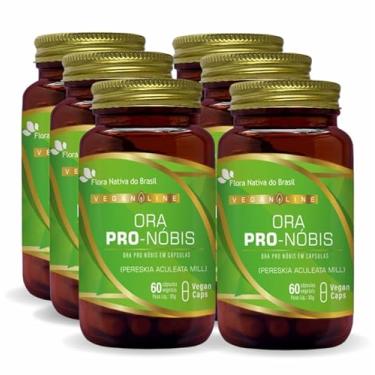 Imagem de 6x Ora Pro-Nóbis Vegano 60 Capsulas de 500mg Flora Nativa do Brasil