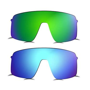 Imagem de Prizo ORL Lentes polarizadas de reposição para óculos de sol Oakley Sutro Lite OO9463-2 conjuntos (azul + verde)