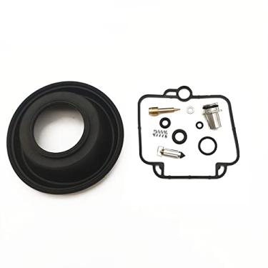Imagem de Kit de reparo de carburador Configurar peças de vedação de agulha flutuante de diafragma a vácuo para Suzuki GS500E 1994-2000 GS 500 E (Cor: 1 peça)