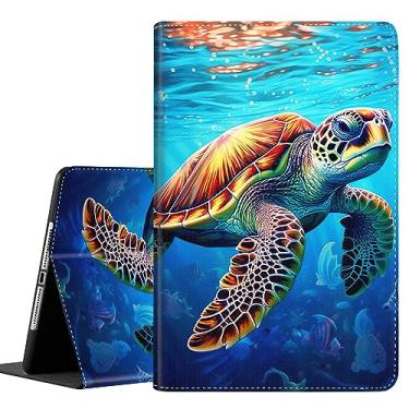 Imagem de Capa para Galaxy Tab S6 Lite 10.4 2022/2020, capa traseira com suporte inteligente despertar/hibernar automática para tablet Samsung Tab S6 Lite de 10,4 polegadas [SM-P610/P613/P615/P619], tartaruga