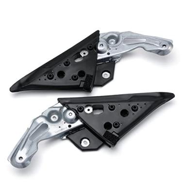 Imagem de VODCACA Conjunto de reforço de porta dianteira esquerda e direita 2 peças compatível com Subaru Forester 2003-2008 Replace# 61158SA000 61158SA010