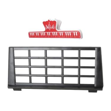 Imagem de YIJU Suporte de partituras, folha de suporte de pontuação, peças de instrumentos musicais, suporte durável para piano, órgão eletrônico