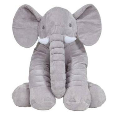 Imagem de Almofada Elefante Gigante - Cinza