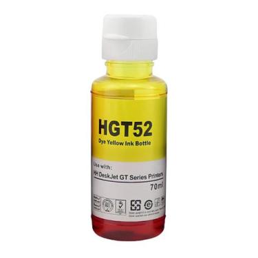 Imagem de Refil de Tinta Compatível Para HP GT52xl - M0H56AL Yellow Compatível -