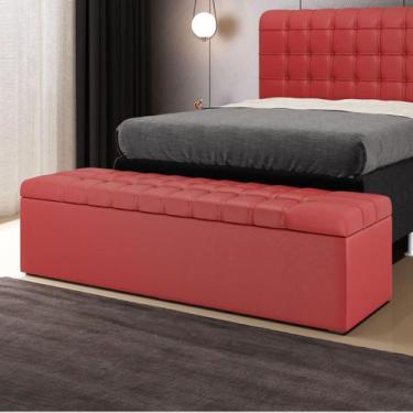 Imagem de Calçadeira Alpha 195 King Decorativa A-020 Couro Artificial Vermelho A
