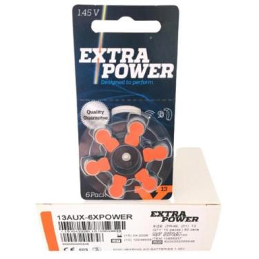 Imagem de Caixa de Pilhas para Aparelho Auditivo Extra Power com 60 Unidades, 13