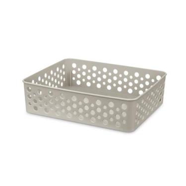 Imagem de Cesto Organizador Rattan Armário Gaveta Lavanderia M (24x19) - Usual U