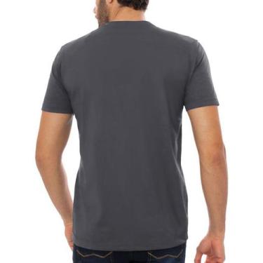 Imagem de Kit 3 Camisetas Gola V Masculina Básica Lisa Algodão Blusa - Vesttuari